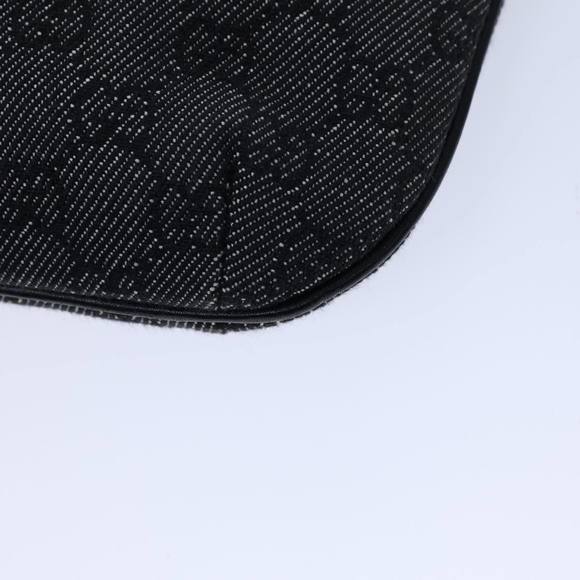 GUCCI GG Canvas Hand Bag Black Auth ep3704 - Picture 10 of 16